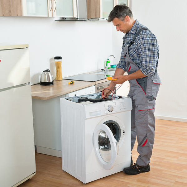 can you walk me through the steps of troubleshooting my washer issue in Kentland